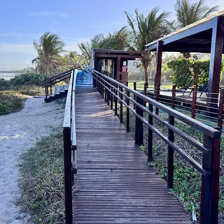 Flat Extraordinário Beira Mar em Porto de Galinhas com pé na areia Cupe Beach Living-2